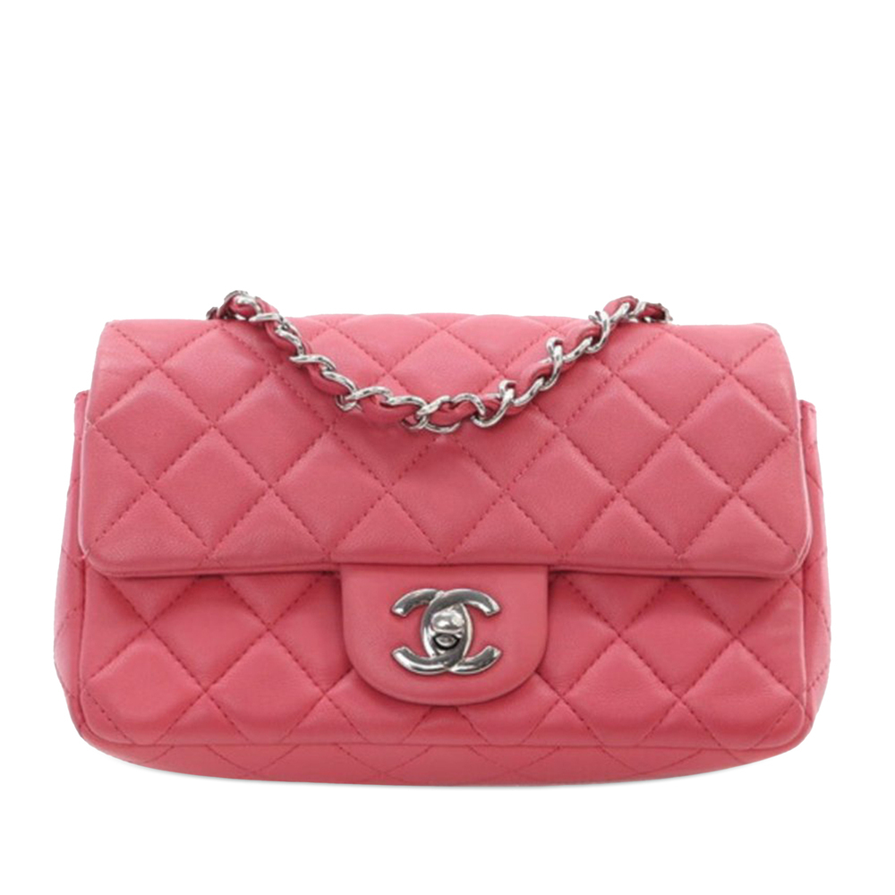 Pre-Loved Chanel Mini Rectangular Classic Lambskin Single Flap